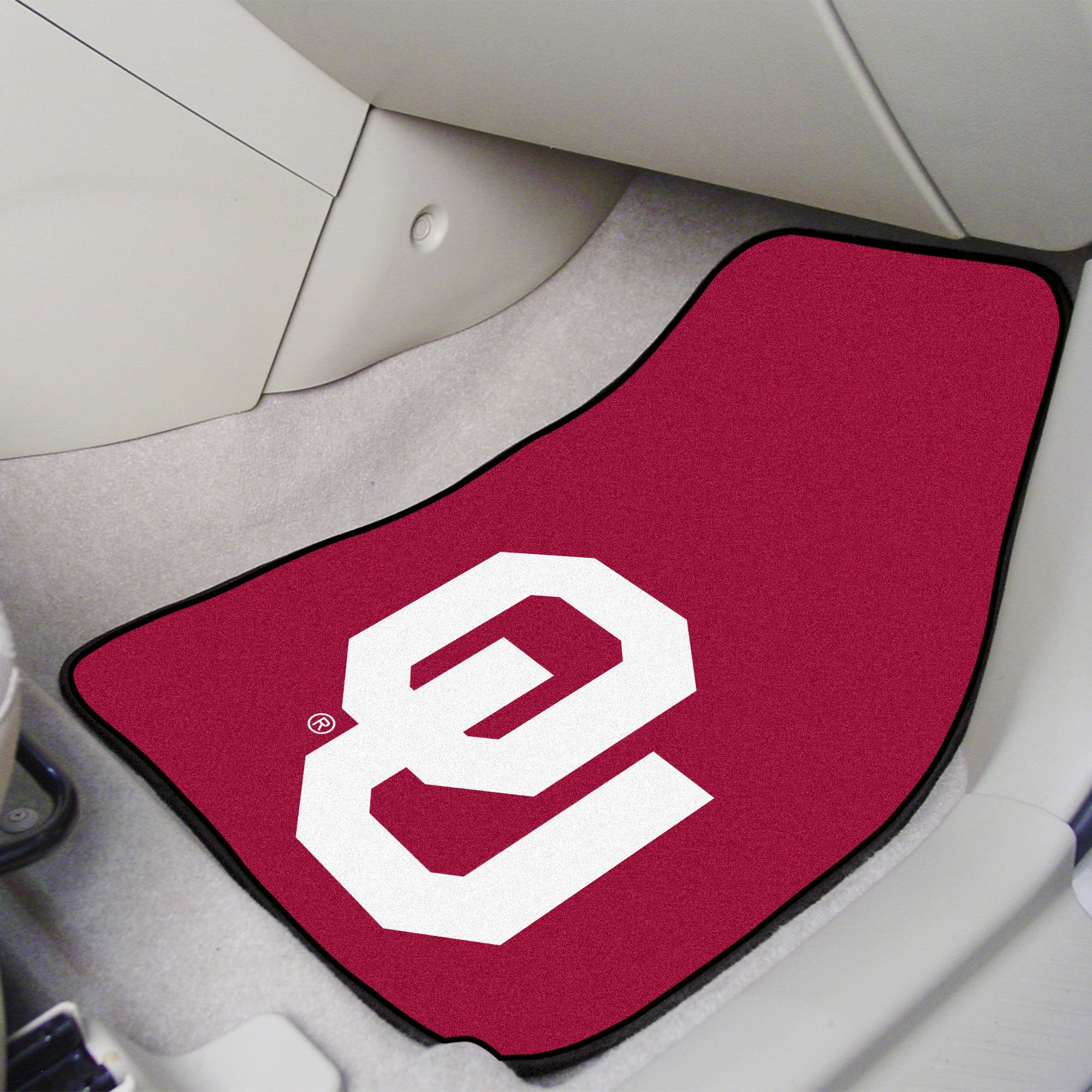 OU Sooners 2pc Carpet Floor Mat Set - Logo