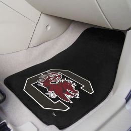 USC Gamecocks 2pc Carpet Floor Mat Set - Mascot