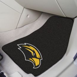 University of Southern Mississippi 2pc Printed Carpet Car Mat Set