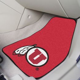 University of Utah  2pc Printed Carpet Car Mat Set