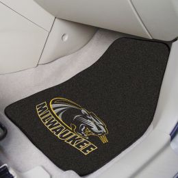 University of Wisconsin-Milwaukee 2pc Carpet Car Mat Set - Nylon & Vinyl