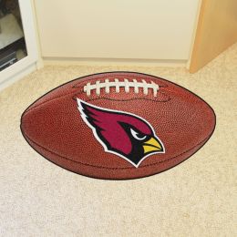 Arizona Cardinals Football Shaped Area Rug â€“ 22  x 35