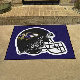 Baltimore Ravens Helmet All Star Mat â€“ 34 x 44.5