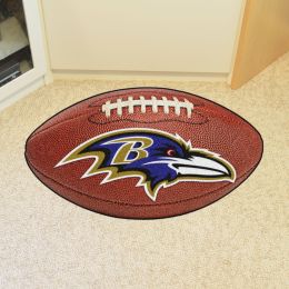 Baltimore Ravens Ball Shaped Area Rugs