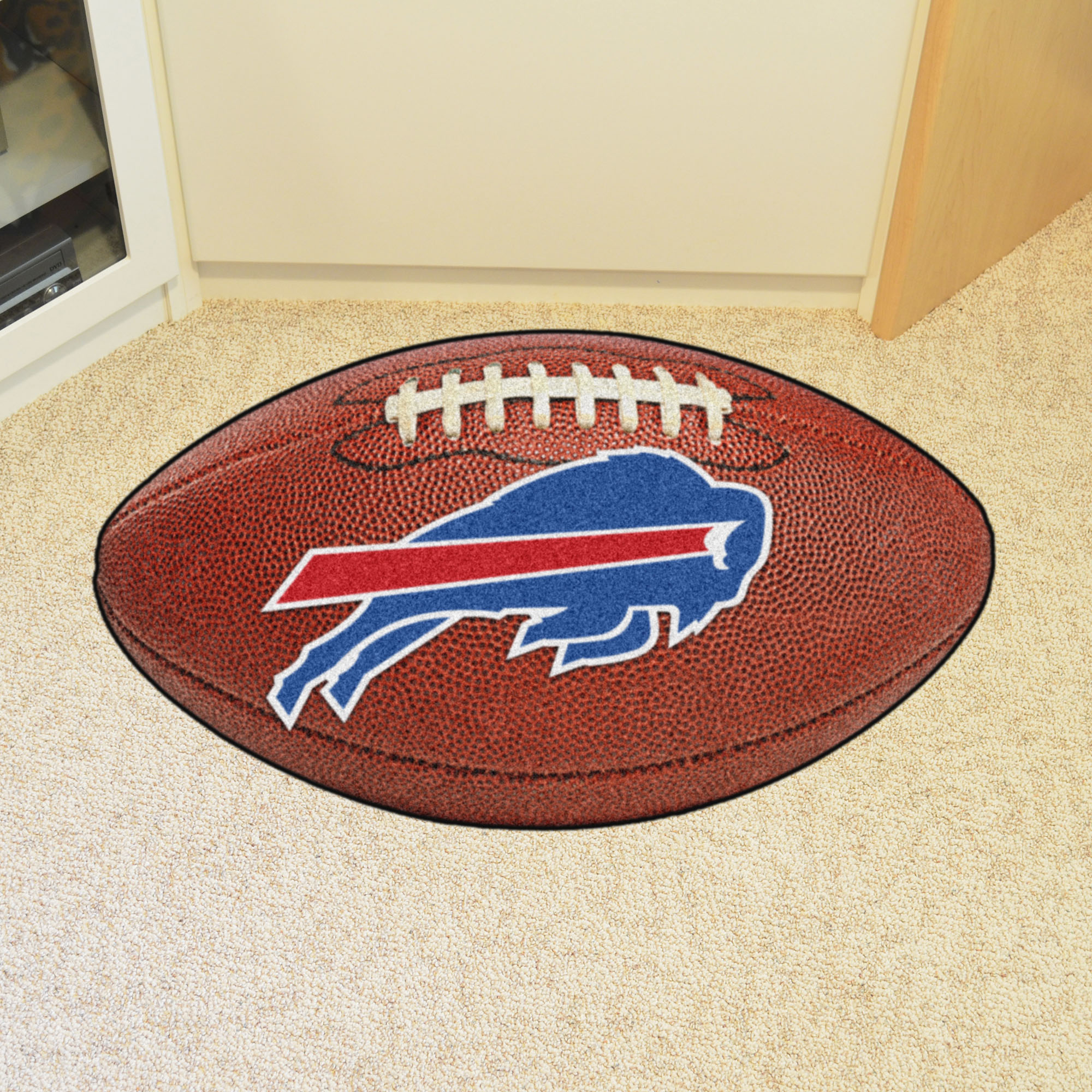Buffalo Bills Ball Shaped Area Rugs