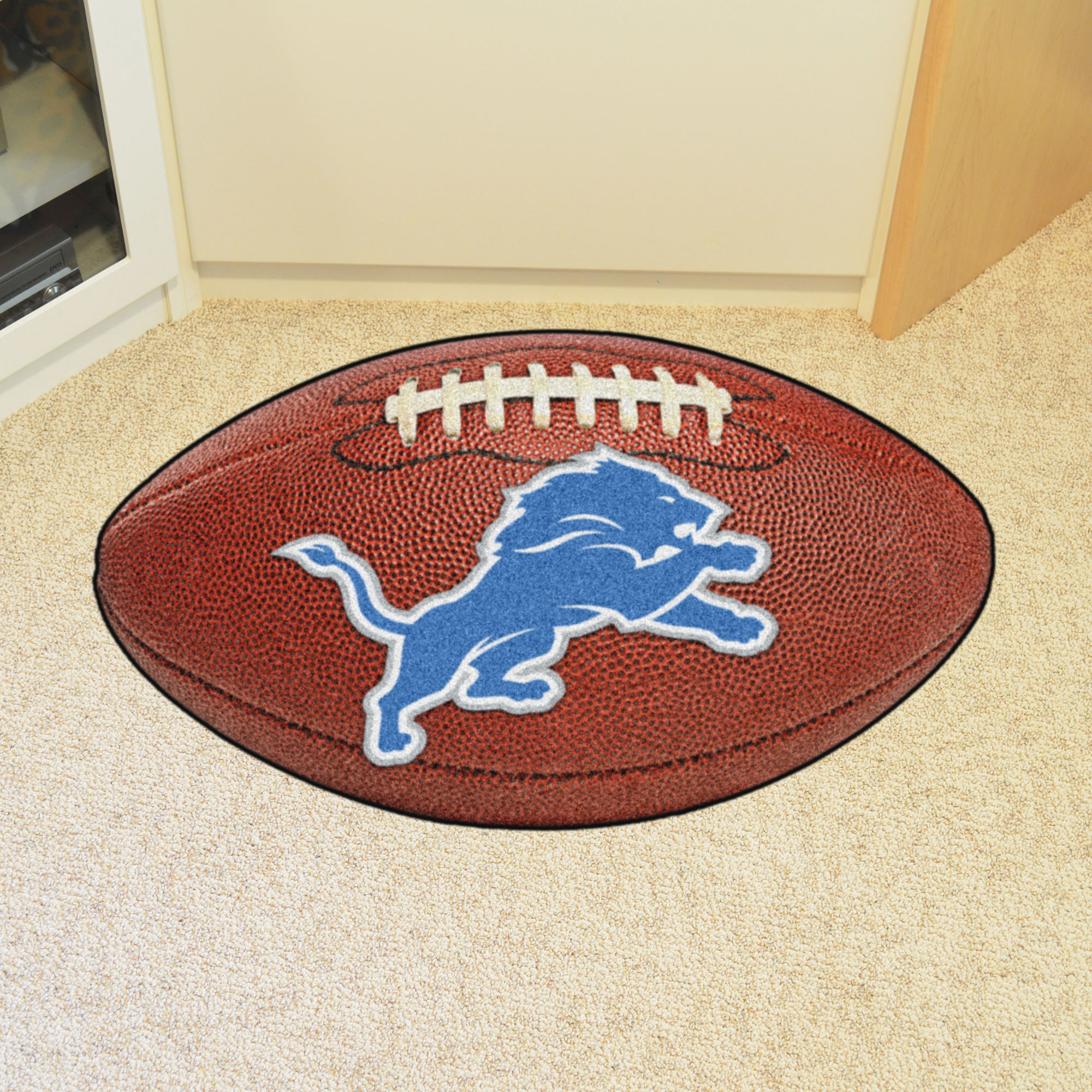 Detroit Lions Ball Shaped Area Rugs