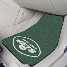 New York Jets 2pc Carpet Floor Mat Set - Logo