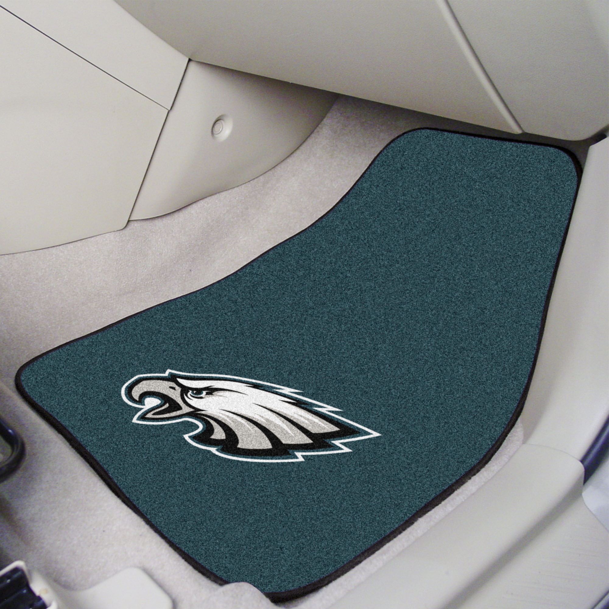 Philadelphia Eagles 2pc Carpet Floor Mat Set - Logo