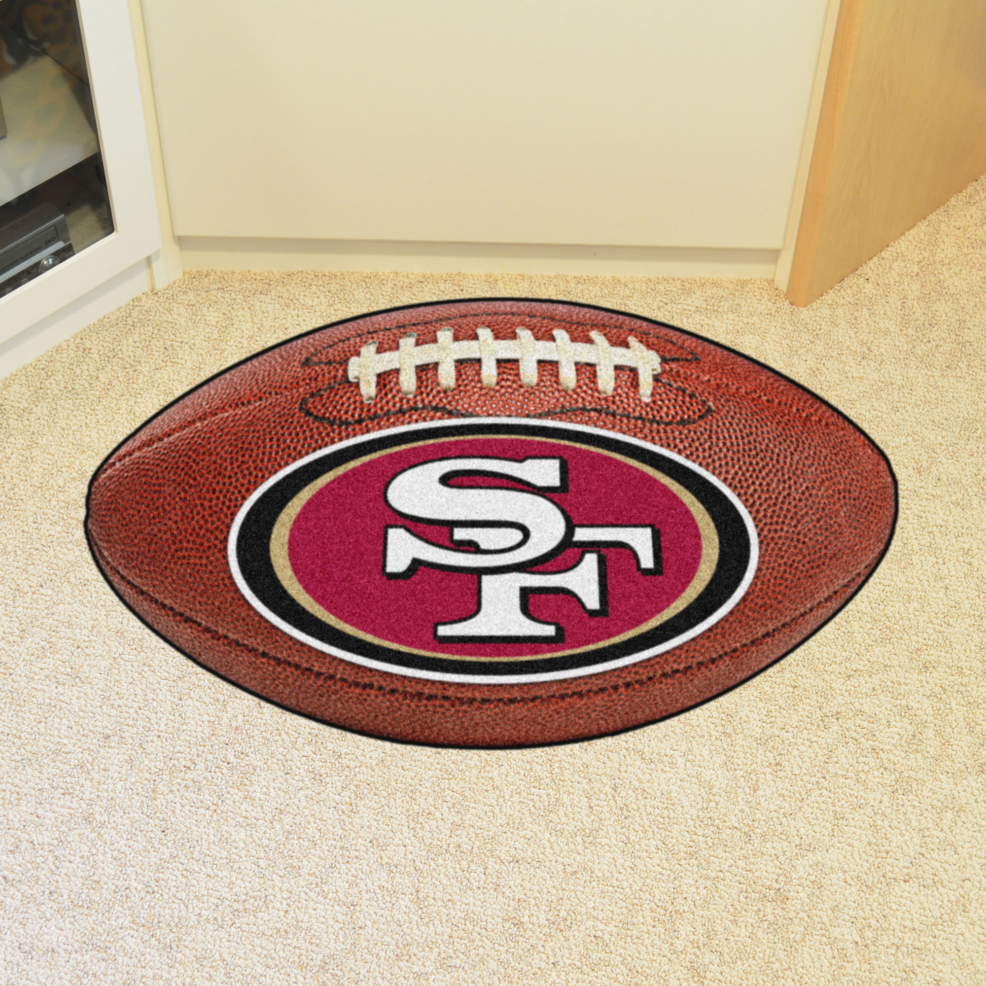 San Francisco 49ers Ball Shaped Area Rugs