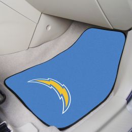 Los Angeles Chargers 2pc Carpet Floor Mat Set - Logo