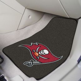 Tampa Bay Buccaneers 2pc Carpet Floor Mat Set - Logo