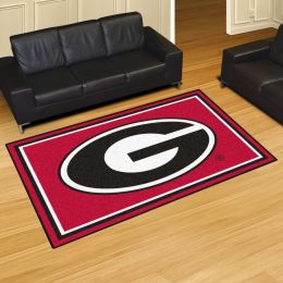 University of Georgia Bulldogs Area Rug - Nylon 5' x 8'