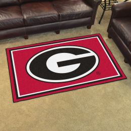 University of Georgia Bulldogs Area Rug - 4' x 6' Nylon