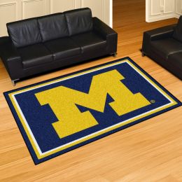 University of Michigan Area Rug â€“ Nylon 5â€™ x 8â€™