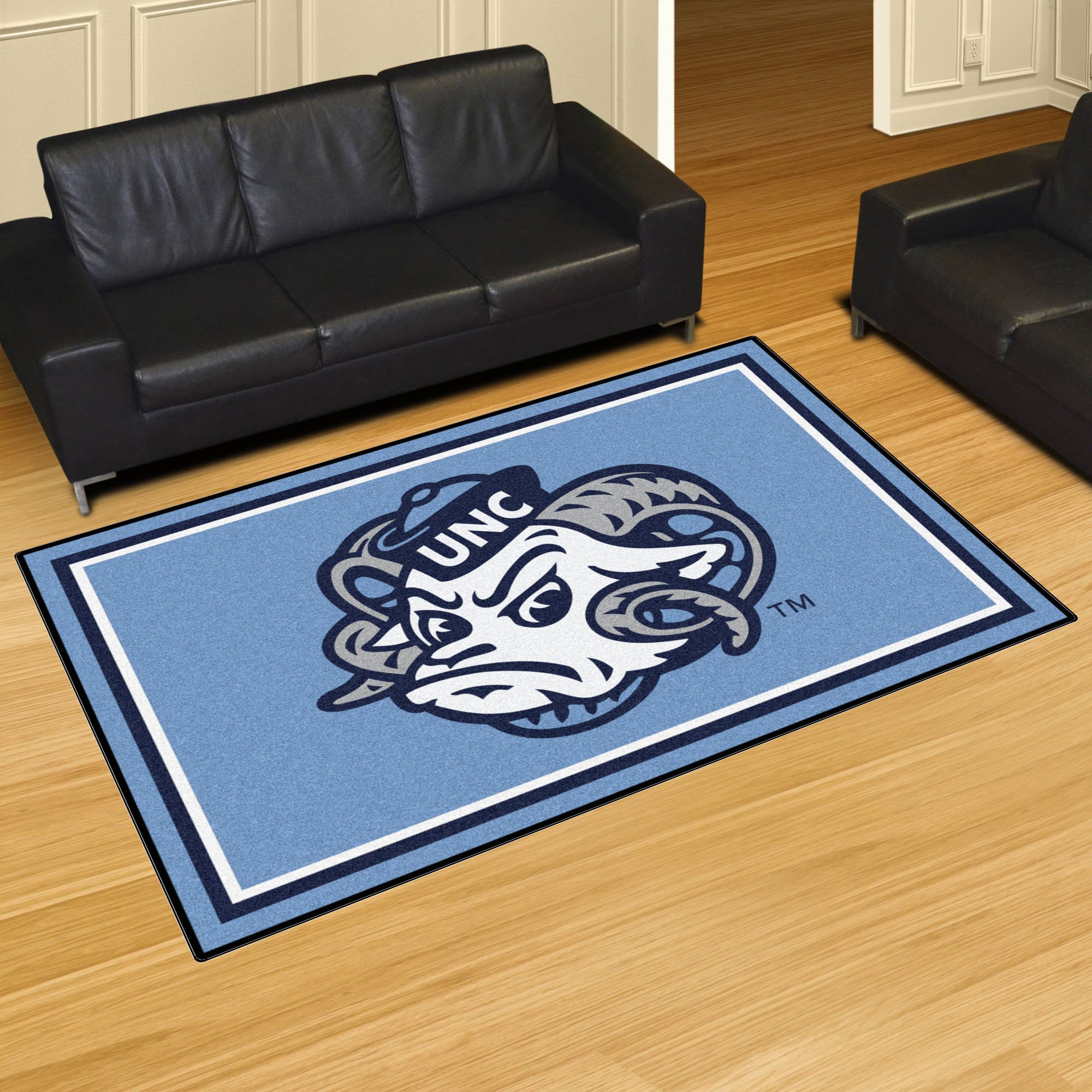 Carolina Rameses Logo Area Rug - Nylon 5' x 8'