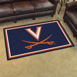 Virginia Cavaliers Area Rug - 4' x 6' Nylon