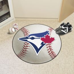 Toronto Blue Jays Baseball Shaped Area Rug – 22 x 35