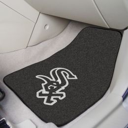 Chicago White Sox 2pc Carpet Car Mat Set â€“ 17 x 27