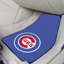 Chicago Cubs 2pc Carpet Car Mat Set â€“ 17 x 27