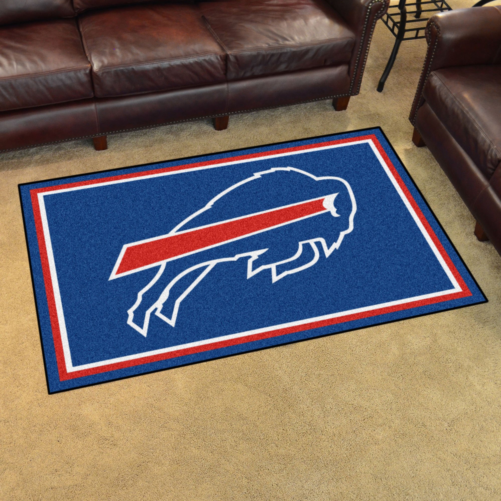 Buffalo Bills Area Rug 4 x 6 Nylon