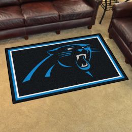 Carolina Panthers Area Rug - Nylon 4â€™ x 6â€™