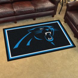 Carolina Panthers Area Rug - Nylon 4â€™ x 6â€™