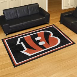 Cincinnati Bengals Area Rug â€“ Nylon 5â€™ x 8â€™