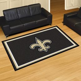 New Orleans Saints Area Rug â€“ Nylon 5â€™ x 8â€™