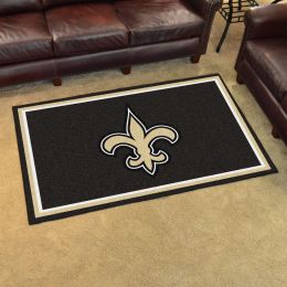 New Orleans Saints Area Rug - Nylon 4â€™ x 6â€™