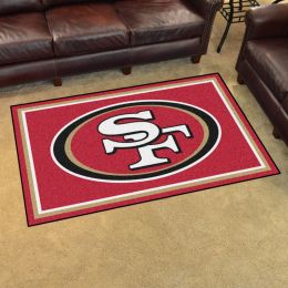 San Francisco 49ers Area Rug - Nylon 4â€™ x 6â€™