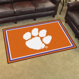 Clemson Tigers Area Rug - 4' x 6' Nylon