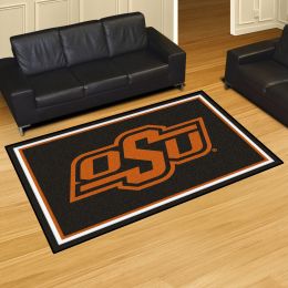 Oklahoma State University Area Rug â€“ Nylon 5â€™ x 8â€™