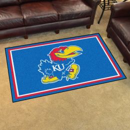 University of Kansas Area Rug - Nylon 4â€™ x 6â€™