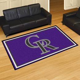 Colorado Rockies Area Rug â€“ Nylon 5 x 8