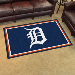 Detroit Tigers Area Rug - 4 x 6 Nylon