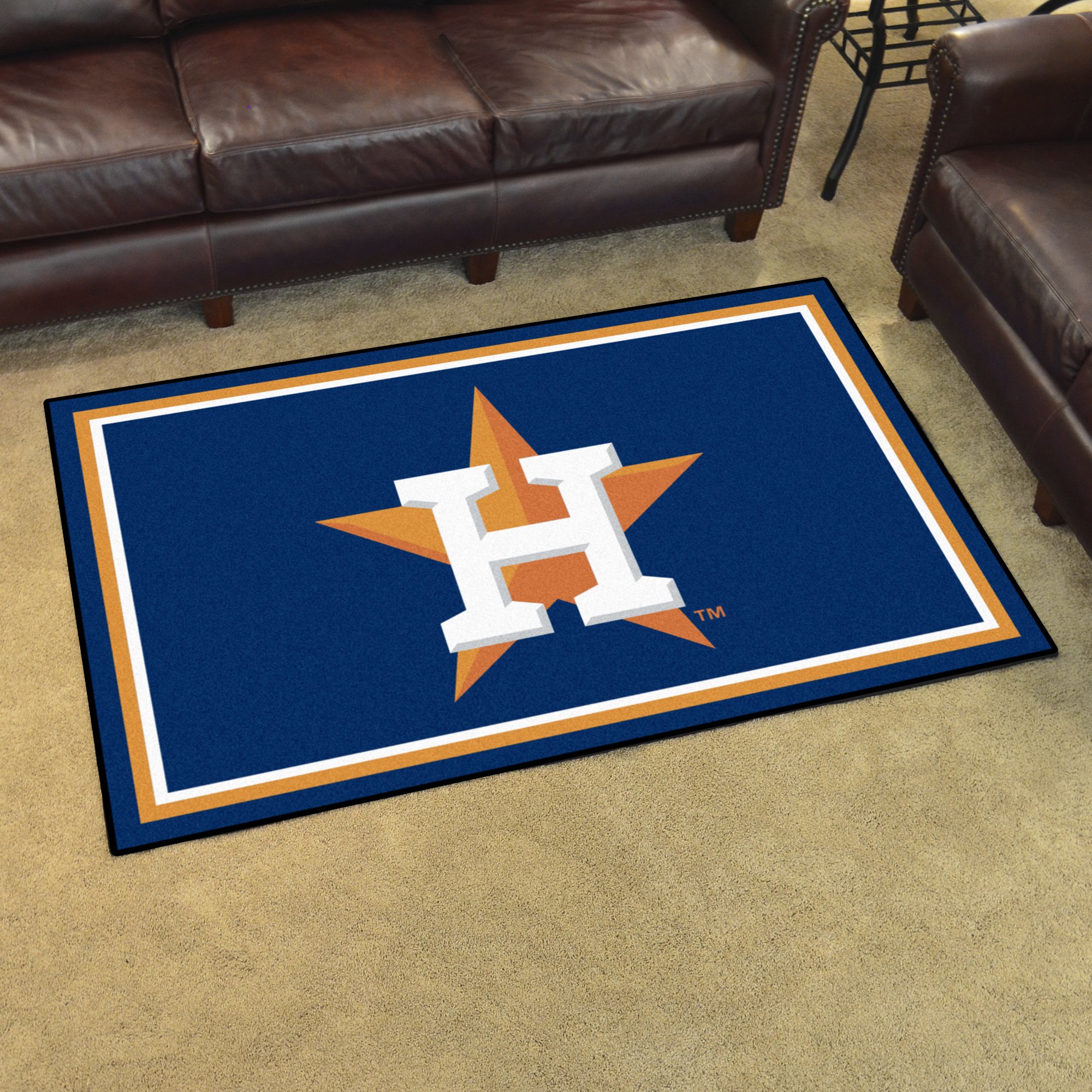 Houston Astros Area Rug - 4 x 6 Nylon