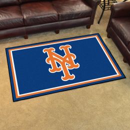 New York Mets  Area Rug - 4 x 6 Nylon