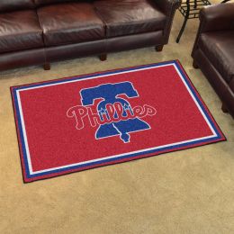 Philadelphia Phillies  Area Rug - 4 x 6 Nylon