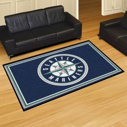 Seattle Mariners Area Rug â€“ Nylon 5 x 8