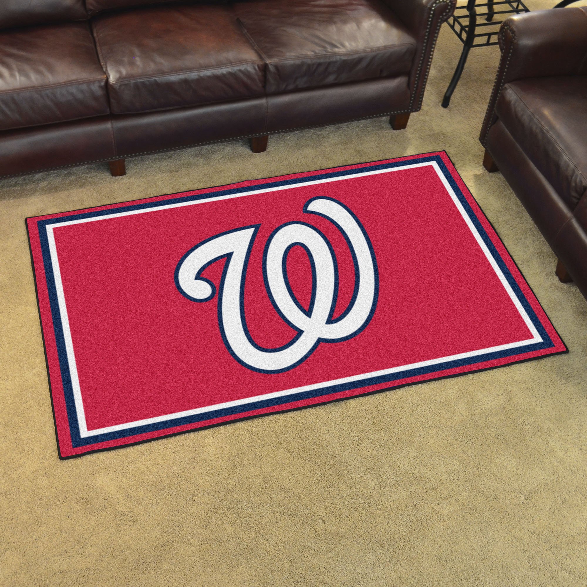 Washington Nationals Area Rug - 4 x 6 Nylon