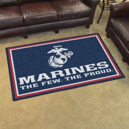 Marine 4' x 6' Nylon Area Rug