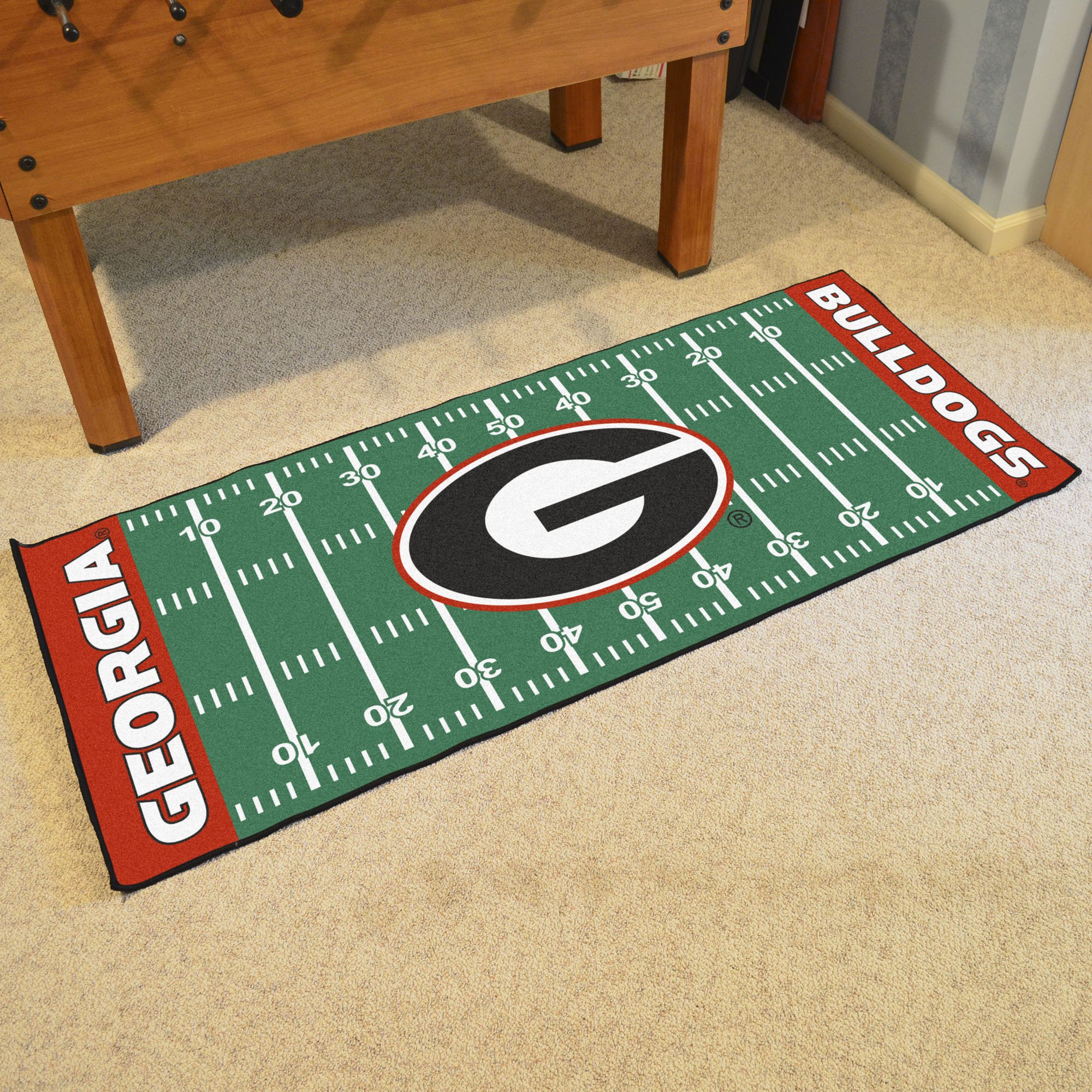 Bulldogs Field Runner Mat Nylon 30" x 72"