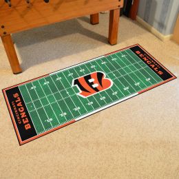 Bengals Field runner Mat - Nylon 30 x 72