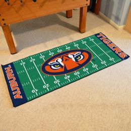 Auburn University Tigers Logo Football Field Runner Rug