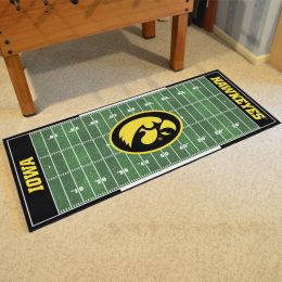 University of Iowa Sports Nylon Eco Friendly  Runner Rugs