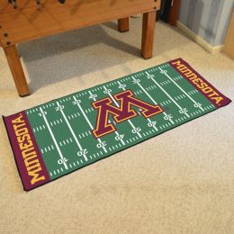 Minnesota Golden Gophers Field Runner Mat - Nylon 30 x 72