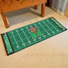 Marshall Thundering Herd Field Runner Mat - Nylon 30" x 72"