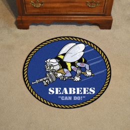 Seabees Logo Roundel Mat â€“ 27â€