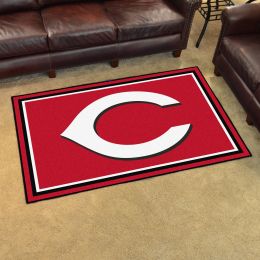 Cincinnati Reds Area Rug - 4 x 6 Nylon