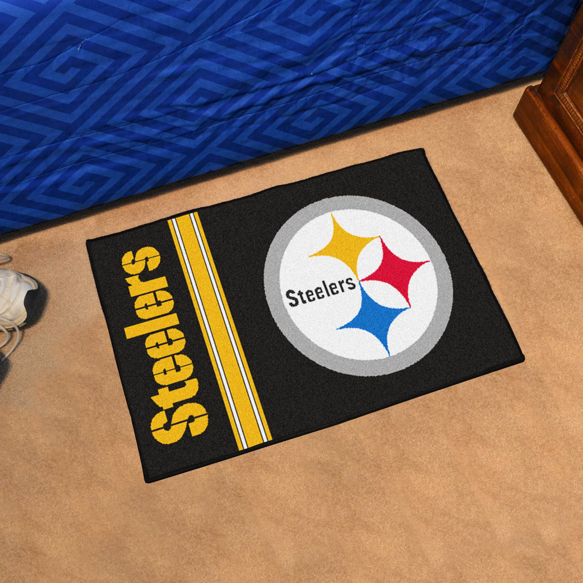 Steelers Uniform Inspired Starter Doormat - 19 x 30